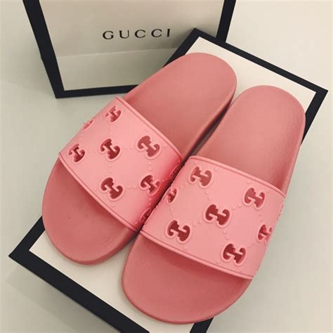 pink gucci skides|pink gucci slides nordstrom.